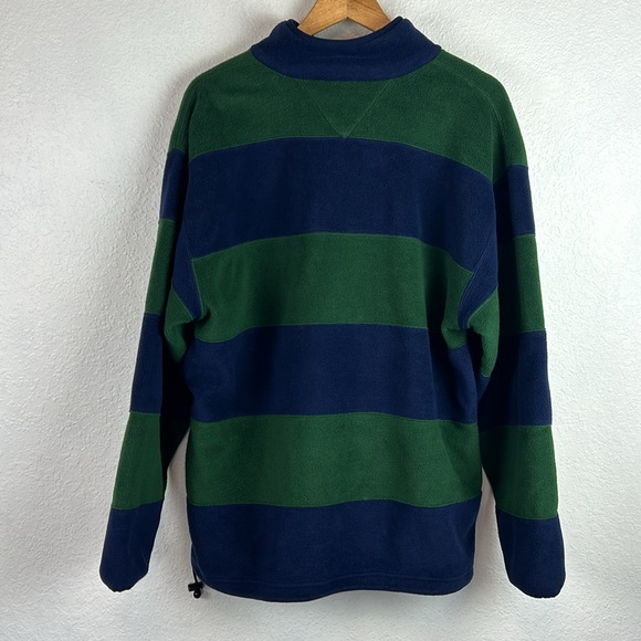 Vintage 90’s Y2K Tommy Hilfiger fleece oversized pullover men’s M - Picture 7 of 7